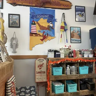 So seafood themed...