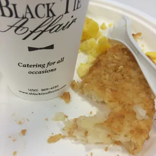 Hey guys, the breakfast was ok this morning, but the hash browns were very dry (taste like cardboard).