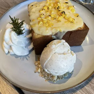 Sweet Cream Corn Toast
