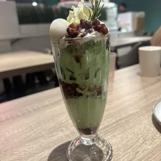 Matcha Red Bean Parfait
