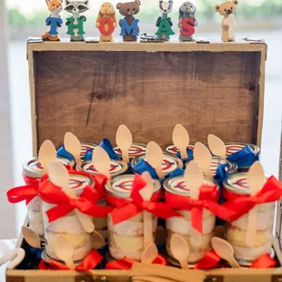Paddington Bear Theme Party Favors - Cake Jars