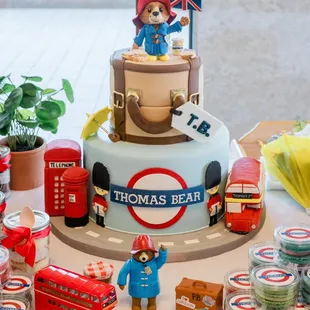 Paddington Bear Theme Cake