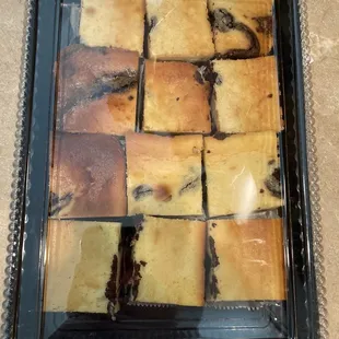 Dozen zebra brownies