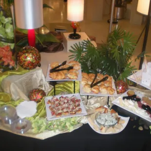 Appetizer buffet at World Market Center