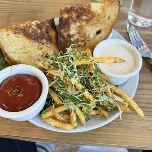 Tuna Salad Sandwich with Truffle Fries