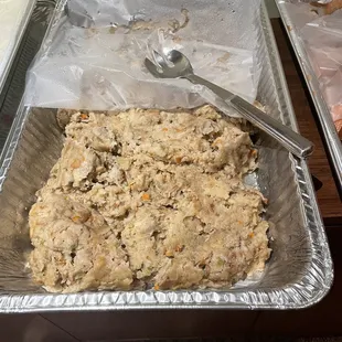 Stuffing was a little underdone
