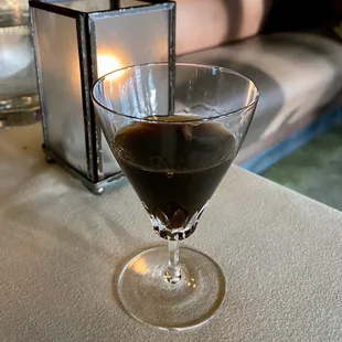 Glass of Nocino with Dessert ($8)