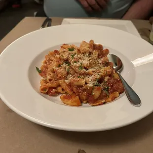 pasta dish, pasta, food