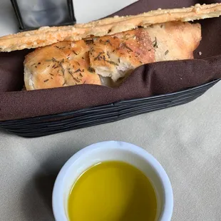 Complimentary Bread and Olive Oil