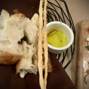 Complimentary bread service