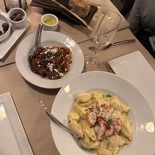 Tagliatelle Bolognese &amp; Agnolotti