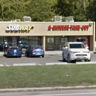 sushi and sashimi, outside