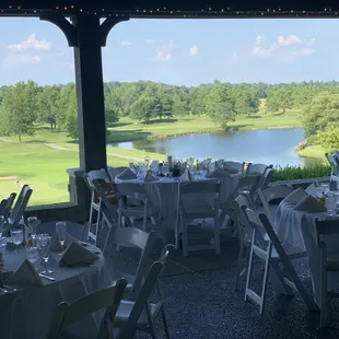 Wedding reception at Coverd Bridge golf course in Sellersburg, Indiana...