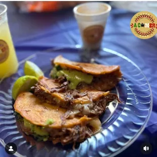 Grand opening catering in San Bernardino. Quesabirrias and tacos