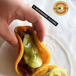 Tacos de pastor y asada