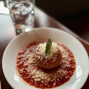 a plate of food on a table