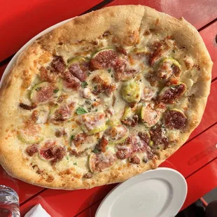 Fig and Pancetta Flatbread