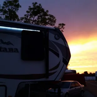 Sunset over Bakersfield