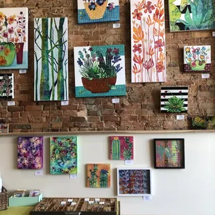 Acrylic and Ink Paintings