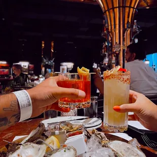 Fun date night spot! Beautiful bar area