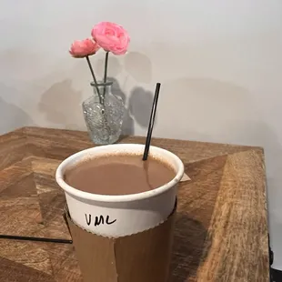 Chai with oat milk