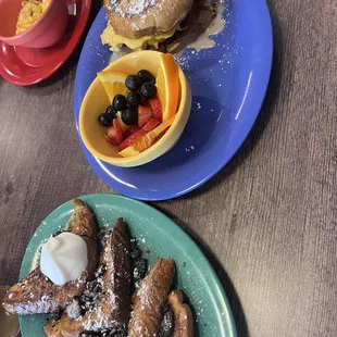 Oreo French toast,bagel sandwich