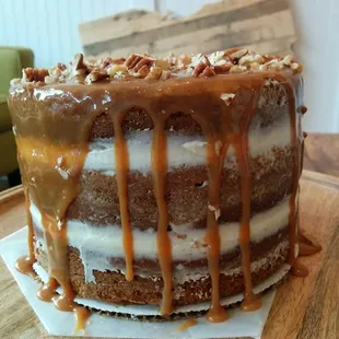 Pumpkin Naked Cake