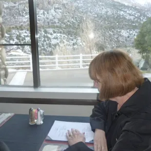 Dining Table Window View