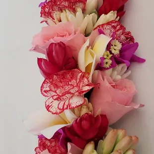 A fragrant lei made with tuberose and ginger. Visit www.adaywithakalei.com to learn how to create this masterpiece or to order today!