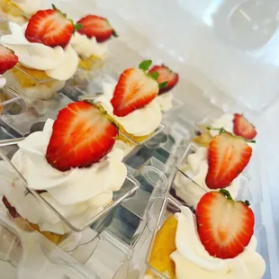 Strawberry shortcakes