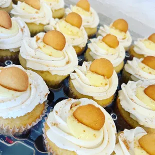 Banana pudding cupcakes