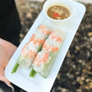 1. Fresh Spring Rolls with Pork &amp; Shrimp