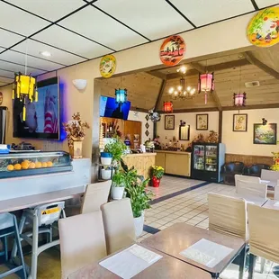 the interior of a restaurant