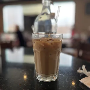 Vietnamese coffee w/condensed milk.