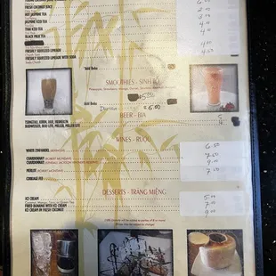 Updated menu 2022 March 6