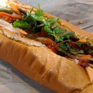 Bahn Mi Tofu Sandwich