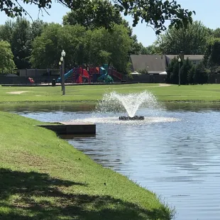 Fountain/Pond and Park