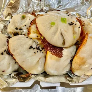 Pan-fried beef dumplings