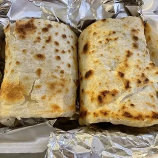 Beef flatbread (gigantic portions)