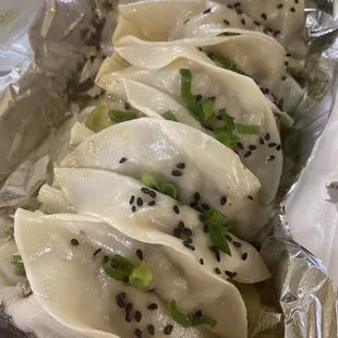 Steamed Pork and Celery Dumplings