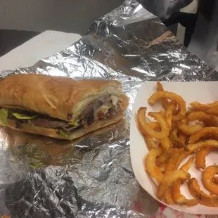 I ordered the Mafioso Sandwich! Best part about the menu is that they don't try to up the price while skimping on serving size.