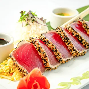 SESAME SEARED AHI TUNA