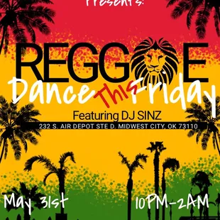 Reggae dance, this Friday!