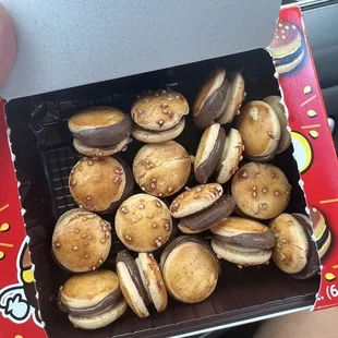 Chocolate hamburgers!