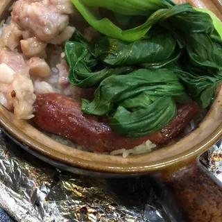 P11. Spareribs and Chinese Sausage Rice Stone Pot