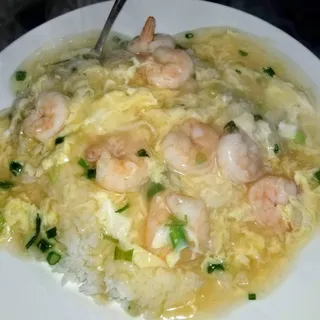 R3. Shrimp and Egg Sauce with Rice