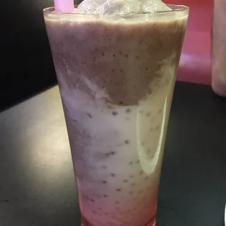 F17. Red Bean Smoothie with Coconut Milk and Sago