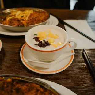 Mango Pomelo Sago with Purple Rice