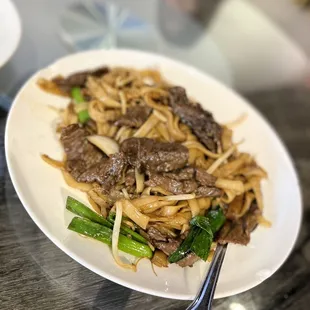  beef and noodles