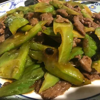 Stir- Fried Beef with Bitter Melon